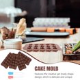thumbnail image 6 of Pretyzoom 1Set Silicone Baking Mold in Brown with Stable Performance for Cake and Cookie, 6 of 8