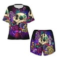 thumbnail image 4 of Xecao Mushrooms and Skull print Swimsuit for women, Summer-ready, sporty style.Quick-dry fabric. Many sizes & colors., 4 of 9