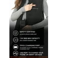 thumbnail image 6 of Venustas Women's Heated Vest with Battery Pack 7.4V, Heated Clothes for Women (Beige, XS), 6 of 7