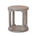 thumbnail image 2 of Topcobe Table de Chevet Table Basse MDF avec Étagère de Rangement, Table à Thé 2 Niveaux pour Salon, Beige, 2 of 4