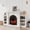 White, variant on BOSHIRO 80" Fireplace TV Stand for TVs up to 90", Electric Fireplace with Mantel and Cabinets for Living Room, Bedroom