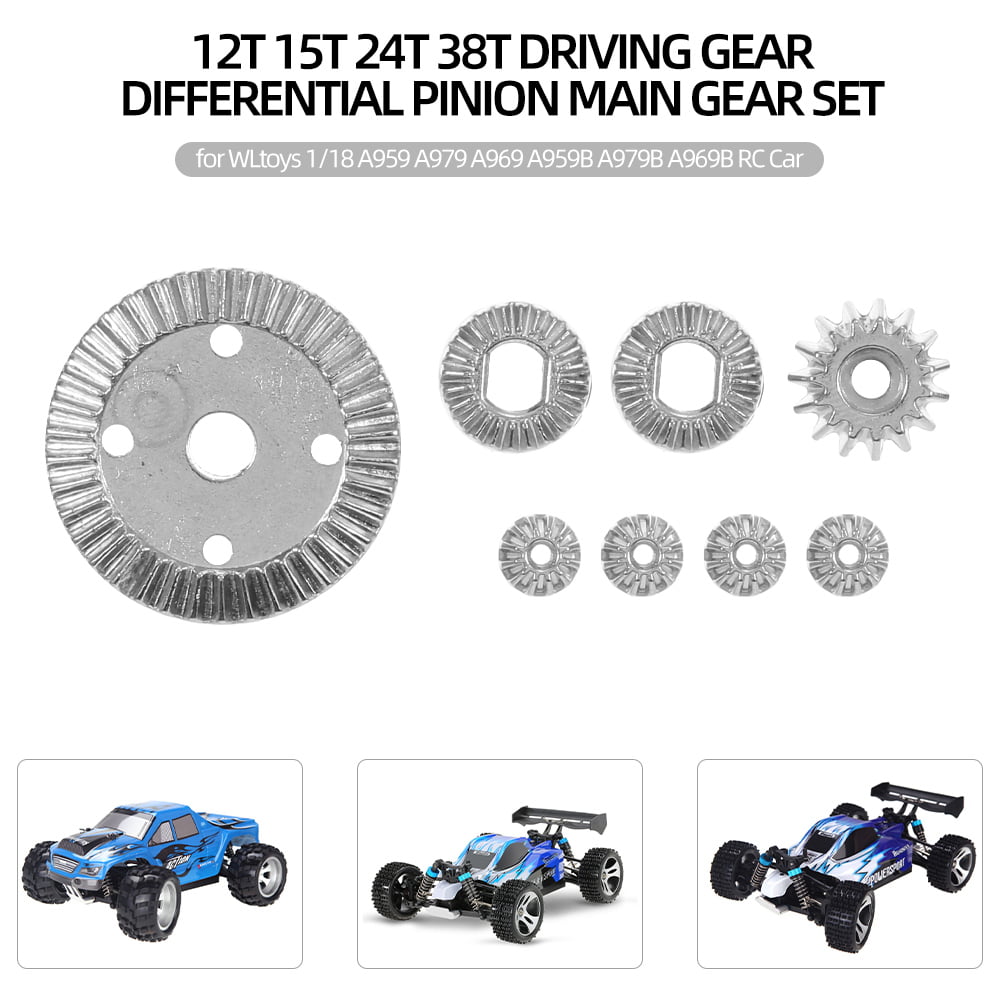 Hobby Kits B Blesiya Metal Speed Reducer Gear 42T for 1/18 WLtoys A959 A979 A969 A949 Remote Control Truck Car Parts