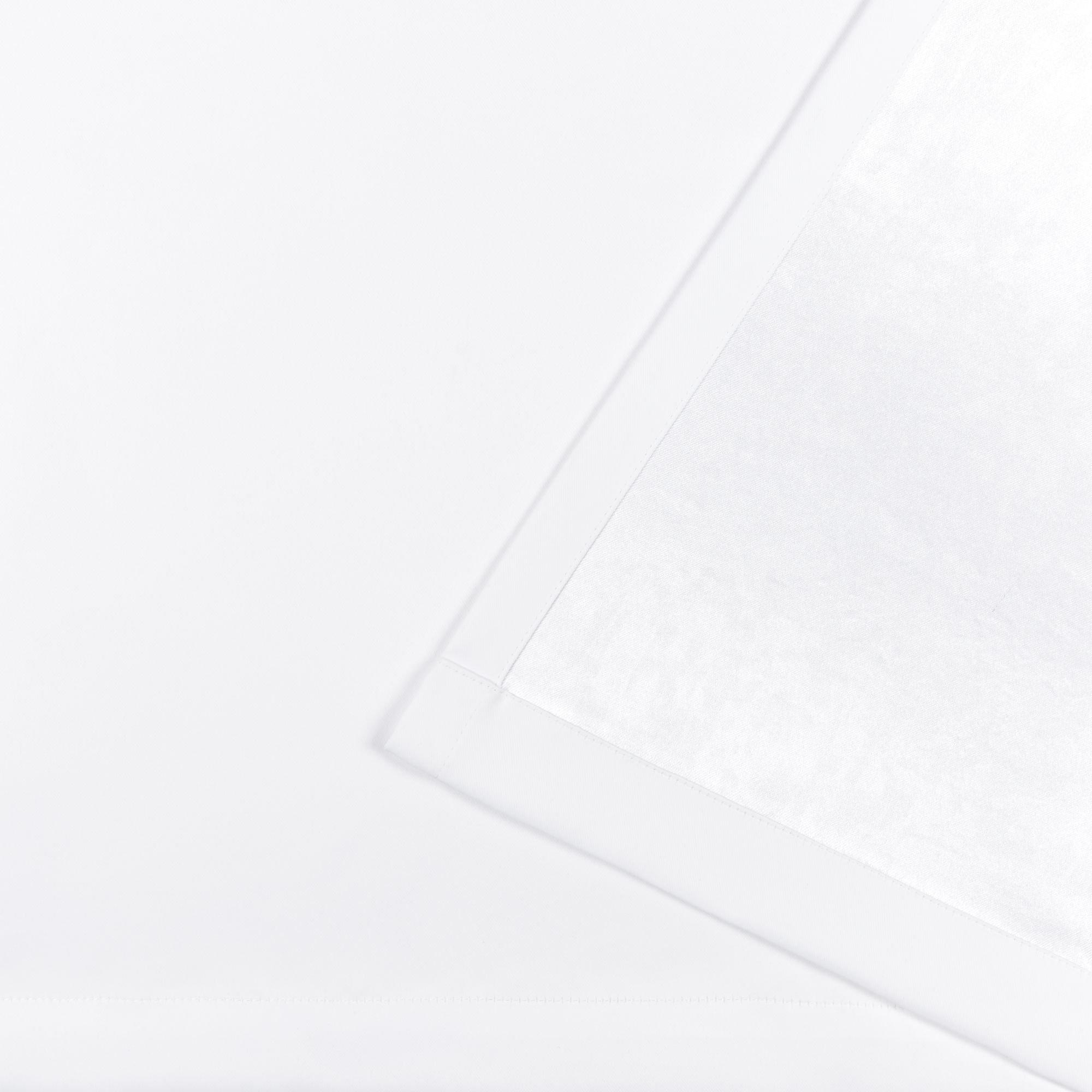 Exclusive Home Luminous Room Darkening Blackout Hidden Tab Top Curtain Panels, 52"x84", White, Set of 2