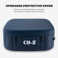 thumbnail image 5 of CO-Z 5'x5' Inflatable Hot Tub Portable Bathtub with Energy Efficient Spa Cover, 120 Jets & Air Pump Ideal for 2-4 Person, 5 of 8