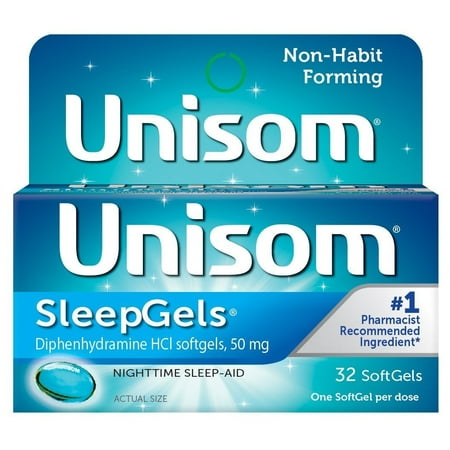 Unisom SleepGels 32 Softgels per Box
