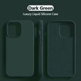 thumbnail image 3 of Liquid Silicone Case For iPhone 11 14 13 12 15 Pro Max Phone Cases For iPhone 13 12 Mini 14 15 7 8 Plus X XR XS Shockproof Cover, 3 of 5