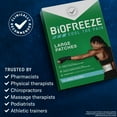 thumbnail image 4 of Biofreeze Menthol Pain Relieving Patches (5 Patches Per Box, Pack Of 3) Up To 8 Hours Of Pain Relief From Sore Muscles, Arthritis, Backaches, Spains, Bruises, Strains And Joint Pain (Package May Vary), 4 of 9