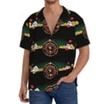 thumbnail image 3 of Disketp Men's Hawaiian Casino Print Shirts Button Down Holiday Beach Shirts-3X-Large, 3 of 7