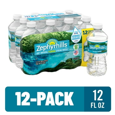 Zephyrhills Florida Spring Water, 12 fl oz, 12 Pack