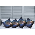 thumbnail image 2 of Ambesonne Galaxy Throw Pillow Cover 4 Pack, Third Eye Milky Way, 16", Multicolor, 2 of 7