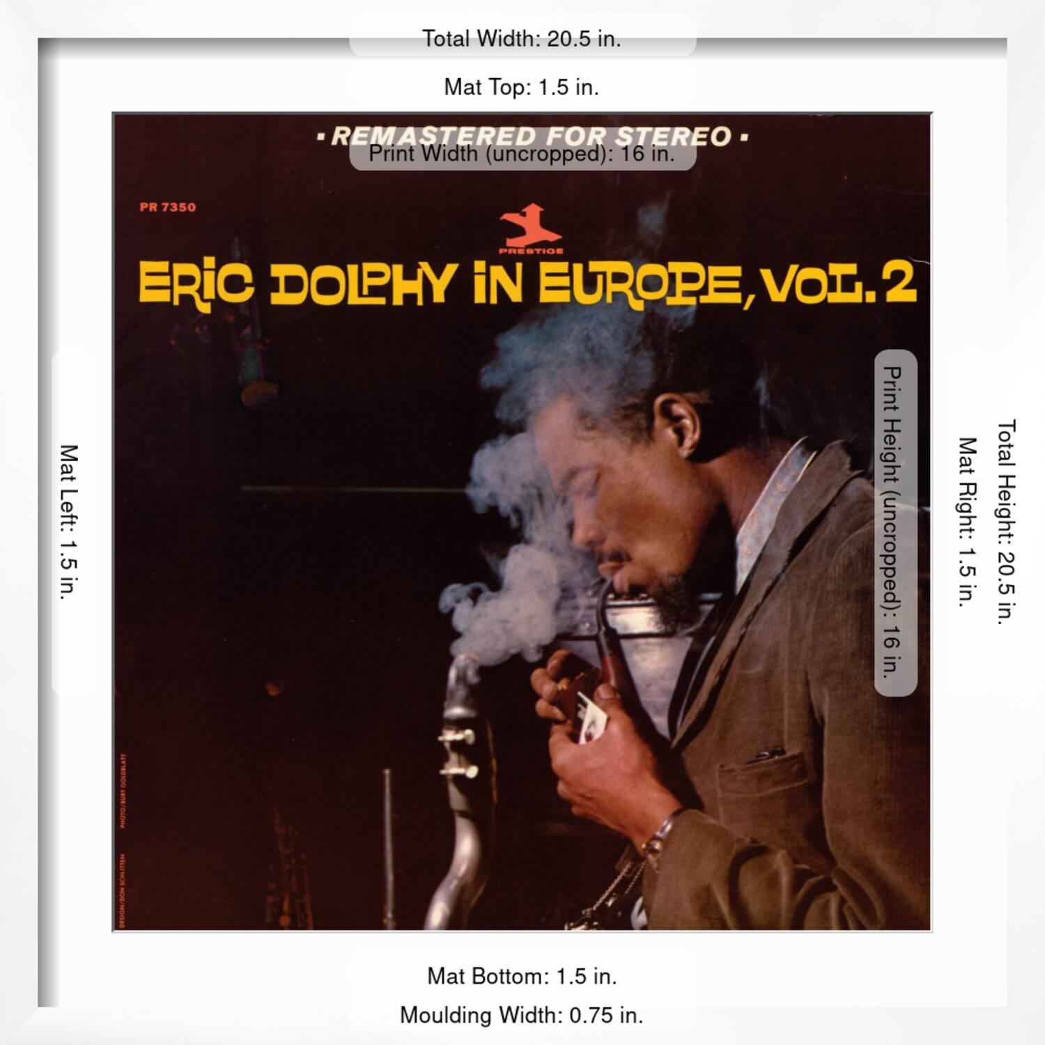 ERIC DOLPHY / IN EUROPE VOL.2 / オランダオリジナル盤、MONO 、VG刻印有り