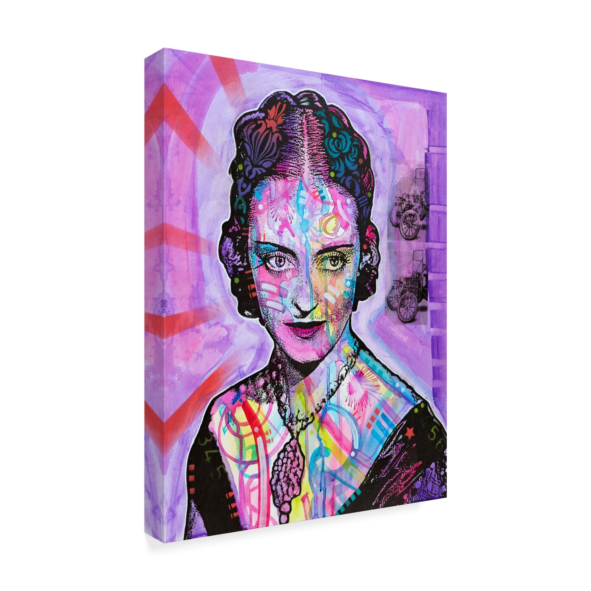 Trademark Fine Art 'Bette Davis' Canvas Art by Dean Russo