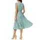 thumbnail image 3 of INSPIRAR CHIC Vestido de Verano Bohemio para Mujeres con Escote en V, Estampado Floral, Vestido Midi en Capas Casual Verde L, 3 of 6