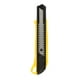 thumbnail image 1 of Rubber Handle Stainless Steel Art Utility Knife Paper Plastic Cardboard Cutting Tool (TU-520A), 1 of 5
