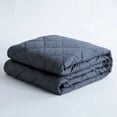 thumbnail image 4 of Ainfox Gray Warm Weighted Blanket Soft Weighted Comforter. Improve Sleep for People With Anxiety （60" x 80" 16lbs Queen Size), 4 of 4
