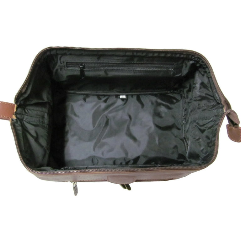 Amerileather Leather Toiletry Bag Amerileather Leather Toiletry Bag