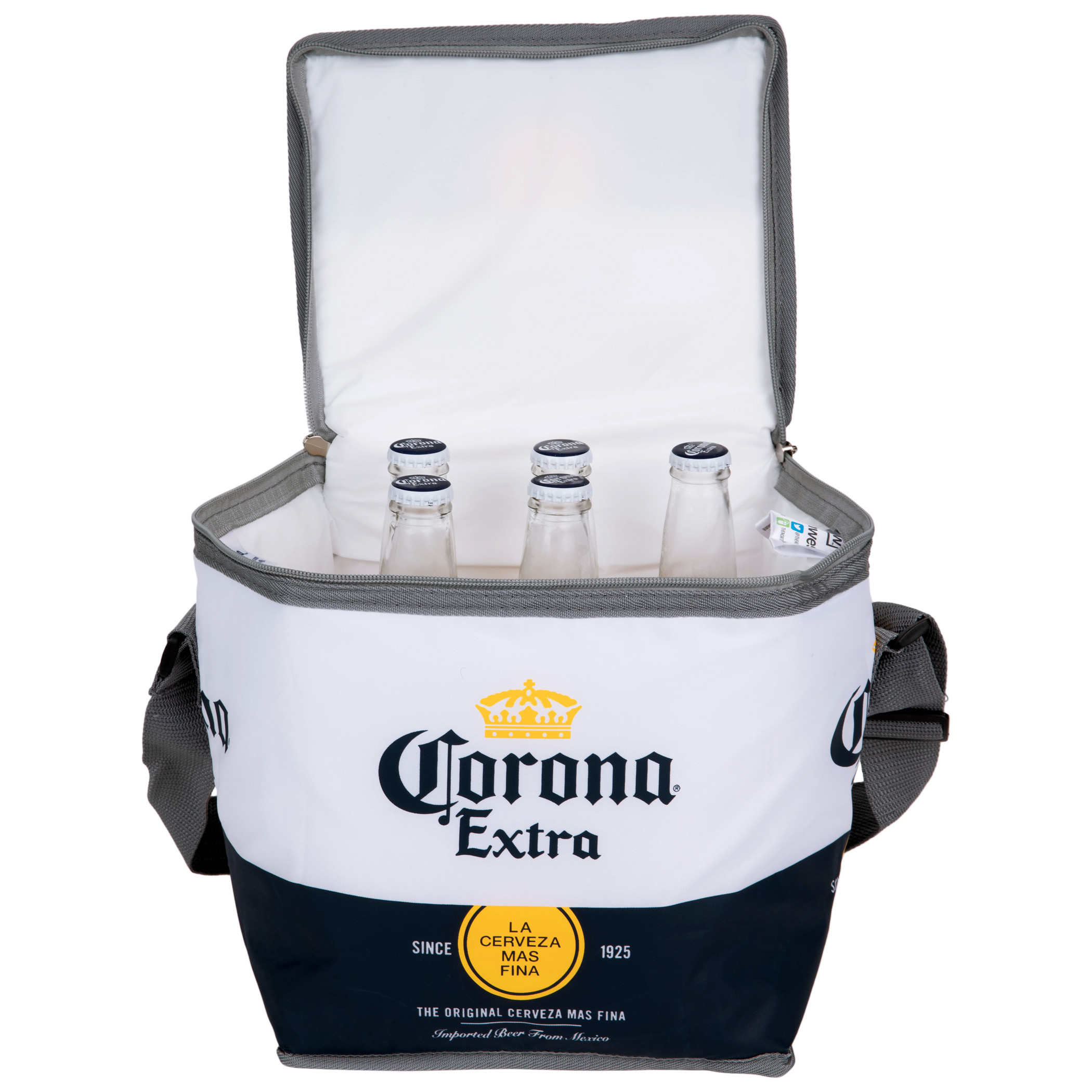 Corona Cooler Bag - Holds 36 Cans - Fully Insulated - Beverage Cooler -  White - 0.12 Fluid Ounce Capacity - Nylon Material in the Beverage Coolers  department at