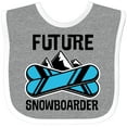 thumbnail image 3 of Inktastic Snowboarding Future Snowboarder Boys or Girls Baby Bib, 3 of 4