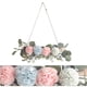 thumbnail image 4 of onlyliua para Interior/Exterior Decoración de Flores Artificiales Estilo Corona de Flores Decorativa Colgante de Pared, 4 of 6