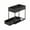 Black, variant on Yonrjhukm Multipurpose Pull Out Storage Organizer for Bathroom and Kitchen, Under Sink and Cabinet Storage Rack, Easy Installation, Durable Plastic, Ideal for Home Organization