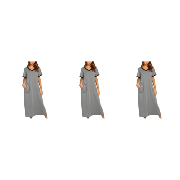 Minnieouse Camisones de corte holgado para mujer: para descansar en casa Camisones y camisones de mujer de algodón de corte cómodo Type1 NO1