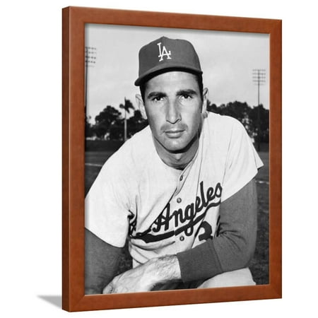 Sandy Koufax Memorabilia - Sandy Koufax (1935-) Framed Print Wall Art