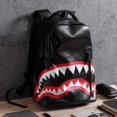thumbnail image 2 of Mochila De Cuero PU para Hombre, bolso de hombro grande, Mochila de viaje de camuflaje para ordenador portátil, mochilas escolares para estudiantes xuanjing unisex, 2 of 2