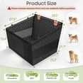 thumbnail image 2 of Asiento de coche Smatto para perros grandes y medianos, impermeable, 2 of 9