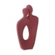 thumbnail image 3 of Estatua de cerámica para parejas amantes, escultura, decoración sencilla, elegante adorno en miniatura. 7cmx14cm, 3 of 8