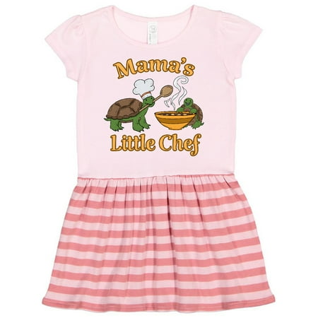 

Inktastic Mama s Little Chef with Cute Turtles Gift Toddler Girl Dress