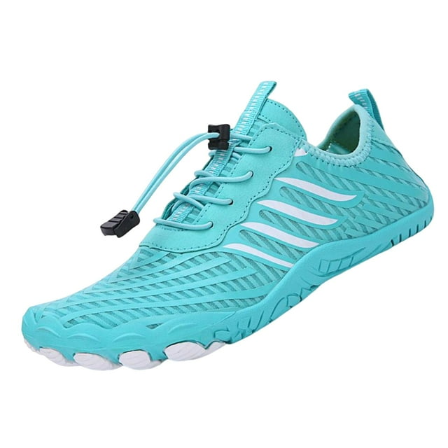 Zapatos de Agua Antideslizantes para Hombre, Zapatillas de Deporte, Calcetines, Traje de Neopreno de Secado Rápido, Transpirable, Descalzo para Vacaci 41 yardas azul Sunnimix Zapato de las mujeres de los hombres