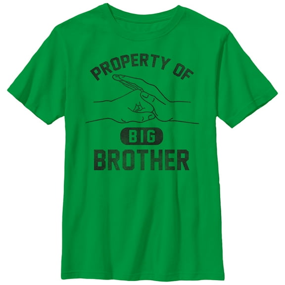 Boy's Lost Gods Big Brother Property Punch  Graphic Tee Kelly Green X Large