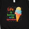 thumbnail image 3 of Inktastic Life is Better with Sprinkles Ice Cream Toddler Sweatshirt, 3 of 4