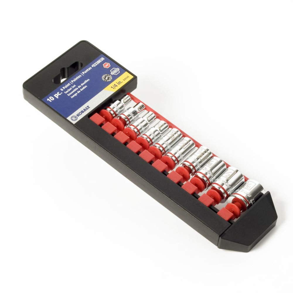 Kobalt 10Piece Standard Socket Set 0338636