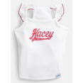 thumbnail image 2 of Kacey Lee Ruffled Spaghetti Strap Pet Tee for Cats and Dogs, Small, 2 of 7