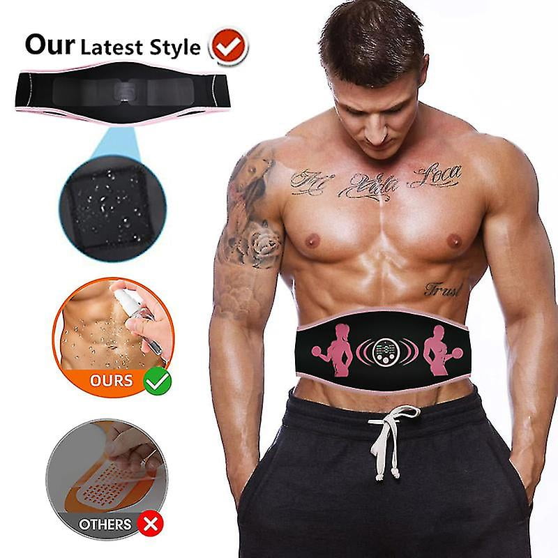 Abdominal Trainer Vibration Slimming Belt Ems Muscle Stimulator Toning Belts Abdomen Arm Leg Waist Workout Home Fitness Equiment Walmart