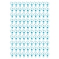thumbnail image 2 of Clips De Carpeta, Abrazaderas De Papel Fuerza De Sujeción Fuerte Clips De Cola Hueca Material De Metal Dibujos Animados Lindos Para Oficina ANGGREK Azul, 2 of 8