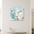thumbnail image 4 of 40" x 40" Watercolor Soft Pastel Cow Canvas Wall Art, 4 of 5