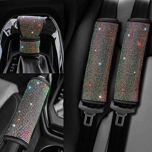Valleycomfy Soft Velvet Seat Belt Shoulder Pads With Bling Rhinestones Car Covers For Women Crystal Handbrake Cover Ring Set 4 Pack Universal Com - How To Make A Seat Belt Shoulder Pad Valleycomfy Soft Velvet Seat Belt Shoulder Pads With Bling Rhinestones Car Covers For Women Crystal Handbrake Cover Ring Set 4 Pack Universal Com - How To Make A Seat Belt Shoulder Pad