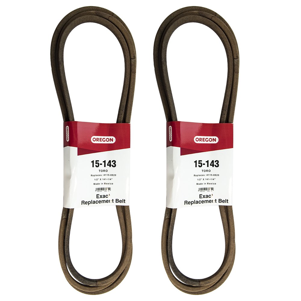 Oregon 15143 2pk Deck Drive Belt Exmark Toro 50" TimeCutter ZeroTurn Mower 1198820 Walmart