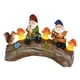 thumbnail image 5 of Estatua de Papá Noel con luz solar, estatua de jardín de Papá Noel, luz de noche, lámpara de jardín para jardín, 5 of 9
