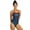 Navy/Red, variant on Guard Piped Thin Strap One Piece Swimsuit, High Cut, Unpadded, Athletic (Women’s)
