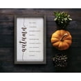 thumbnail image 2 of Fall wall art, Autumn decor, Fall wall art, Farmhouse Fall wall decor, Pumpkin patch sign, Wood framed signs for Fall, Autumn phrases, 2 of 2