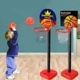 thumbnail image 1 of Meileang 1 Set Basketball Hoop Kit with Ball Pump Adjustable Punch-Free Easy Installation Three-Piece Set Goal Practice Casual Game Children Indoor Outdoor Basketball Sports Toy Birthday Gift, 1 of 8