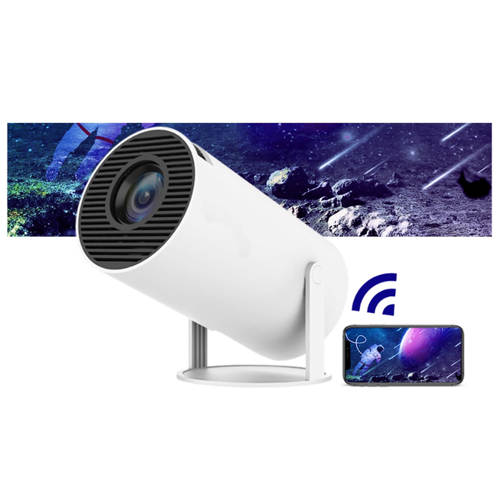Mini Projecteur Android 11 Portable - 4K, 120 ANSI Lumens, WiFi 6