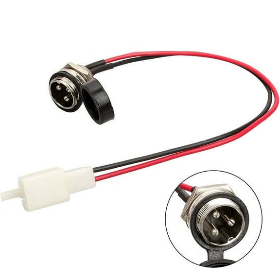 Charger Port 3 Pin Charger Port for Kids Electric Scooter E-Scooter E-Bike