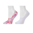 thumbnail image 2 of Josie Natori Printed Liner Socks, 2 pack, 2 of 2