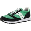 Saucony Womens Jazz Lowpro Sneaker Black/Green/White 4.5 Women/6 Men