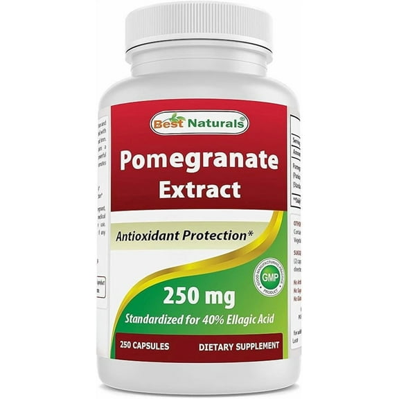 Best Naturals Pomegranate Extract 250 mg 250 Capsules