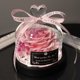 thumbnail image 1 of FTCBJJA Rosa Real Preservada en una Hermosa Cúpula de Vidrio con Diseño de Corazón Creativo, Regalo de Rosas Rosadas Eternas, 1 of 5